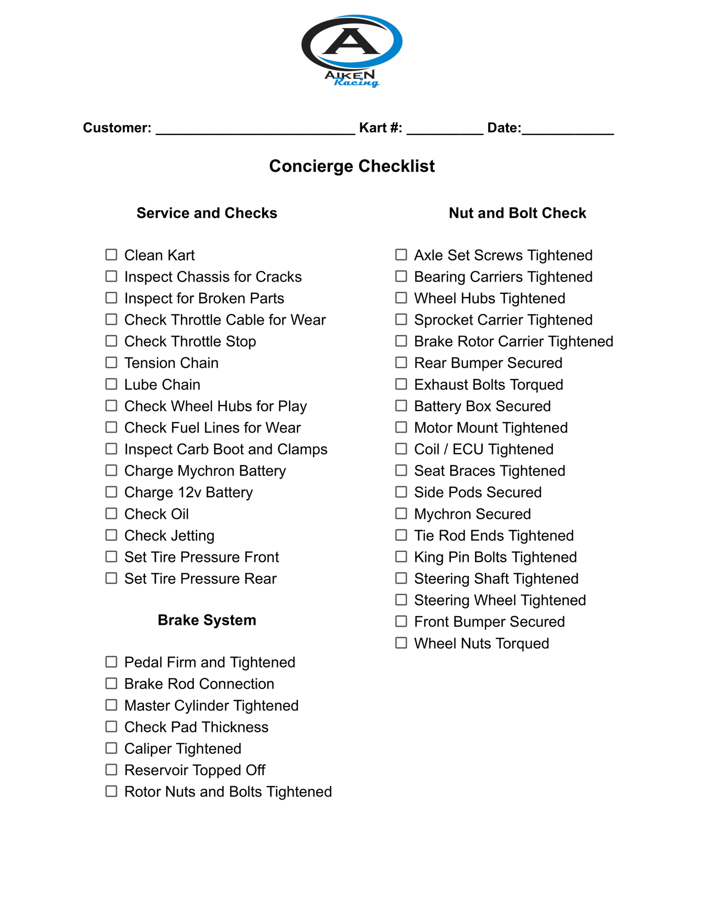 Concierge Prep Service