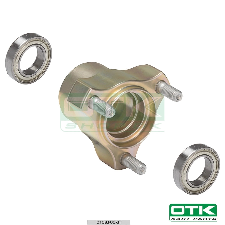 OTK Front Wheel Hub BST Aluminum 17mm x 53mm Short
