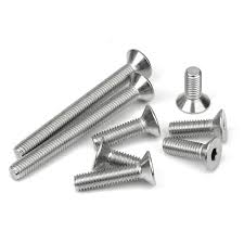 M8 x 1.25 Metric Socket Flat Head Bolts