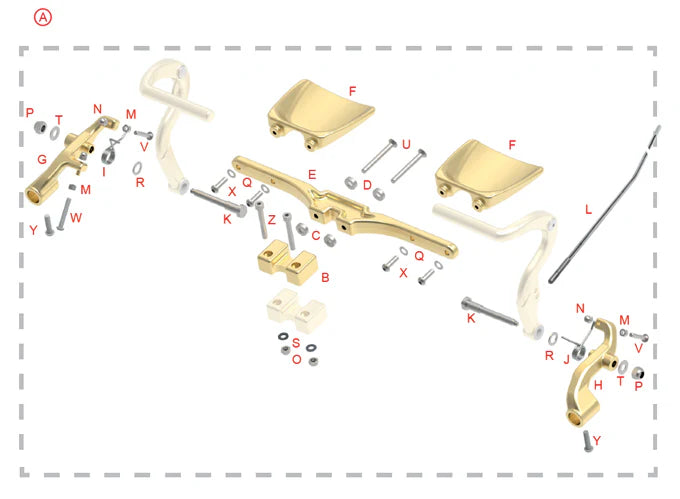 OTK Throttle Pedal Return Spring for Rudder Kit