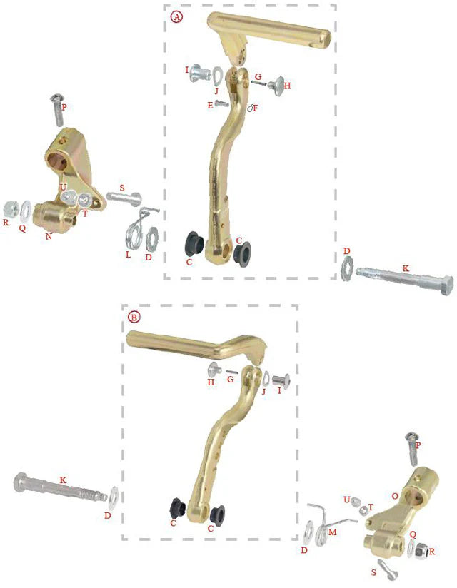 OTK Throttle Pedal Return Spring for Aluminum Pedal