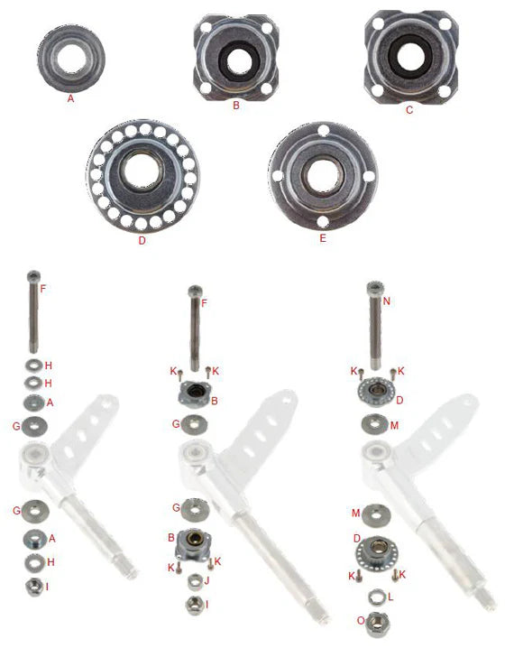 OTK M10 Locking Nut for Kingpin Bolt (Short)