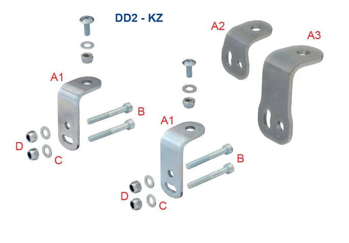 OTK Tony Kart Bottom Seat Mount Support 24mm