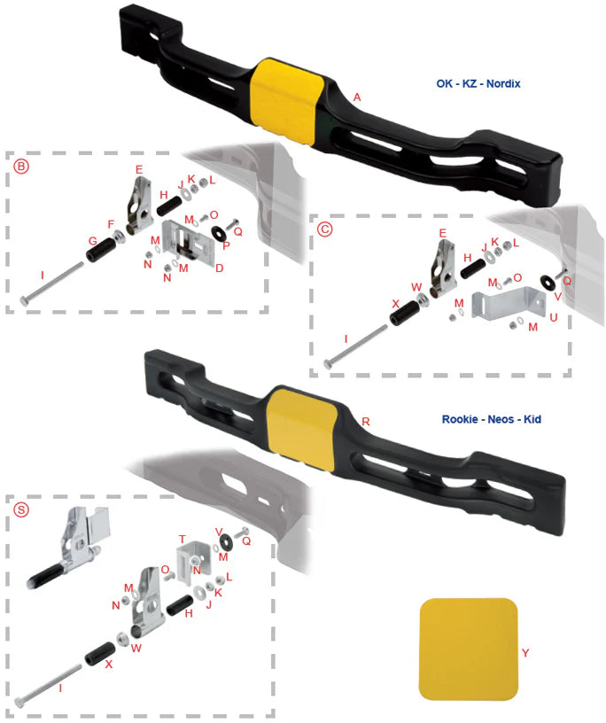 Tony Kart / OTK Frame-to-Bumper Steel Upright Connector