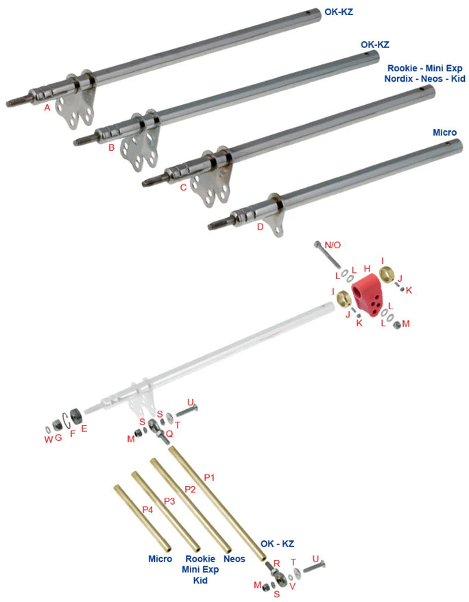 OTK Rod End Spacer M8x13x4