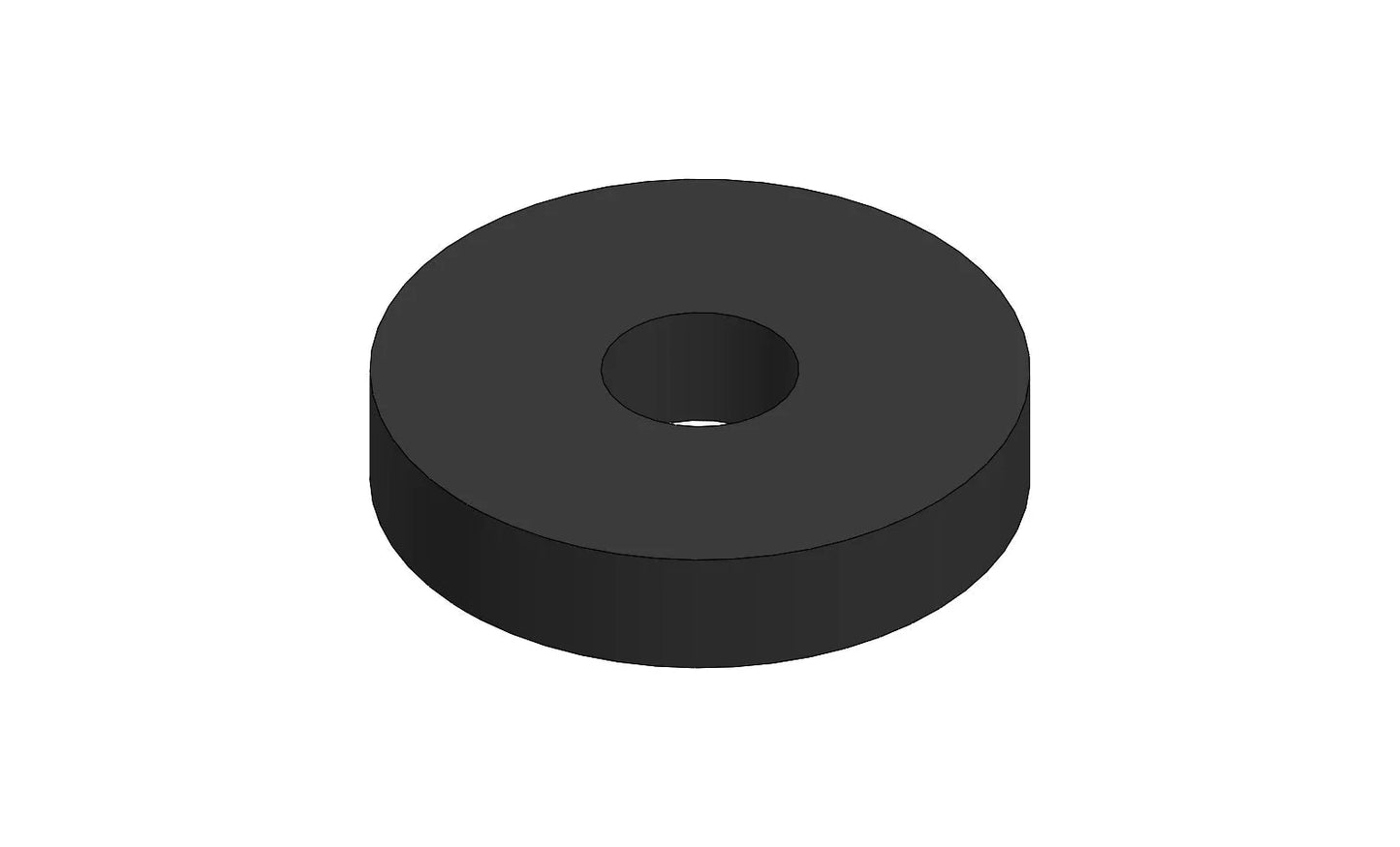 OTK Tony Kart 6mm Rubber Washer (Black)